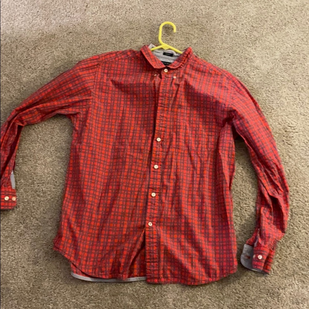 Bright Tommy Hilfiger button down shirt